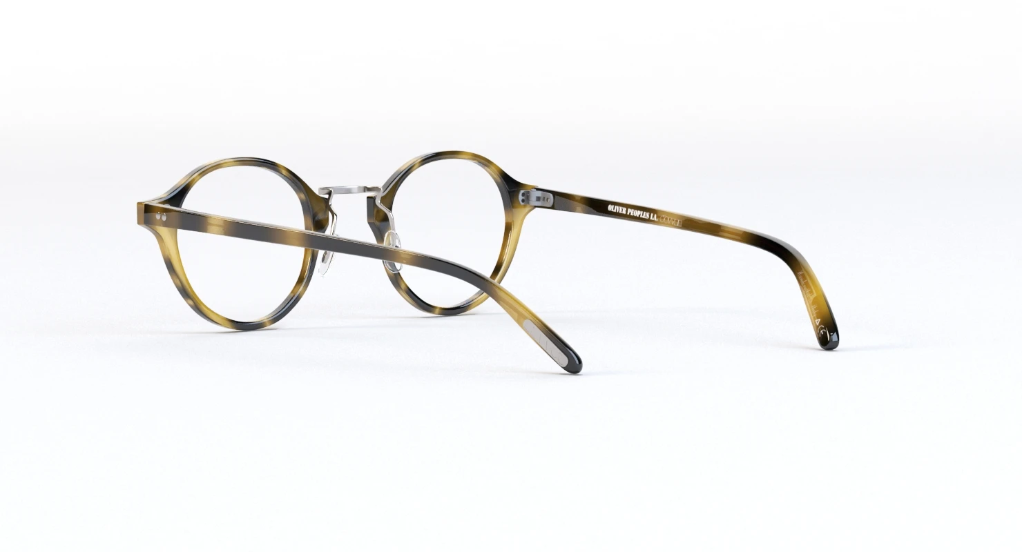 Oliver Peoples Op 1955 Cocobolo Antique Gold Sunglass 3D Model_08