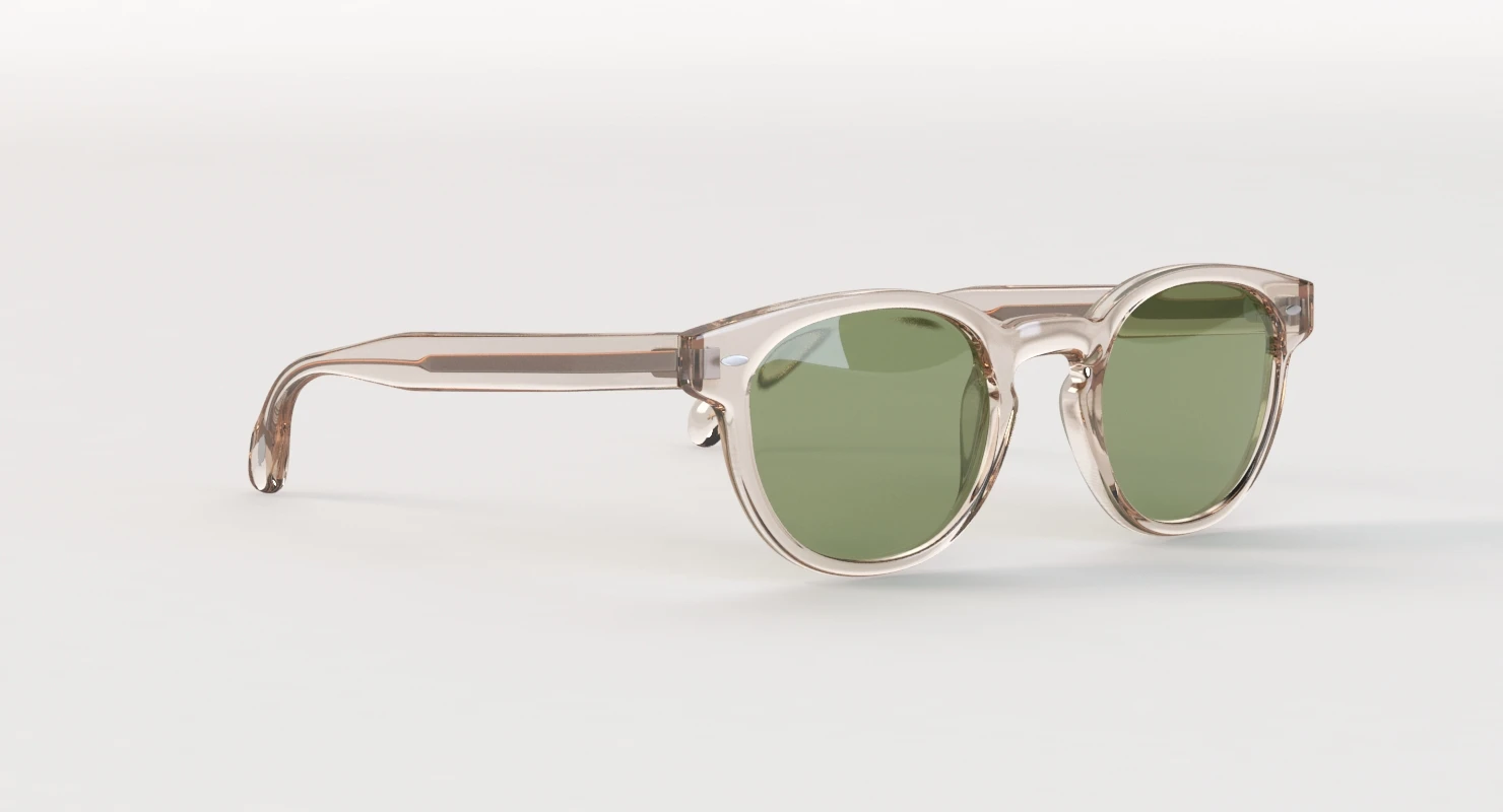 Oliver Peoples Sheldrake Sunglass 3D Model_04