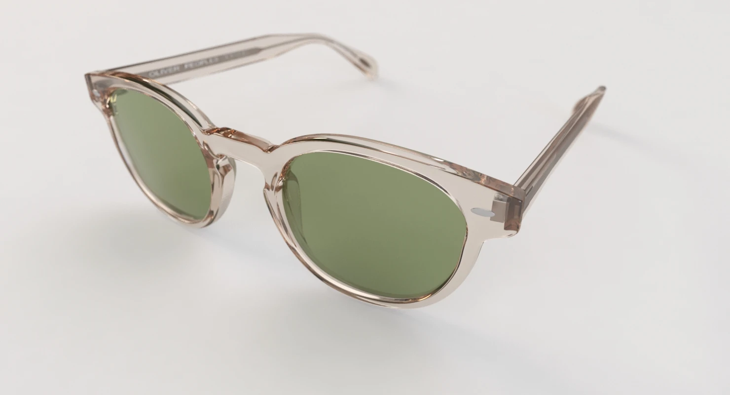 Oliver Peoples Sheldrake Sunglass 3D Model_03