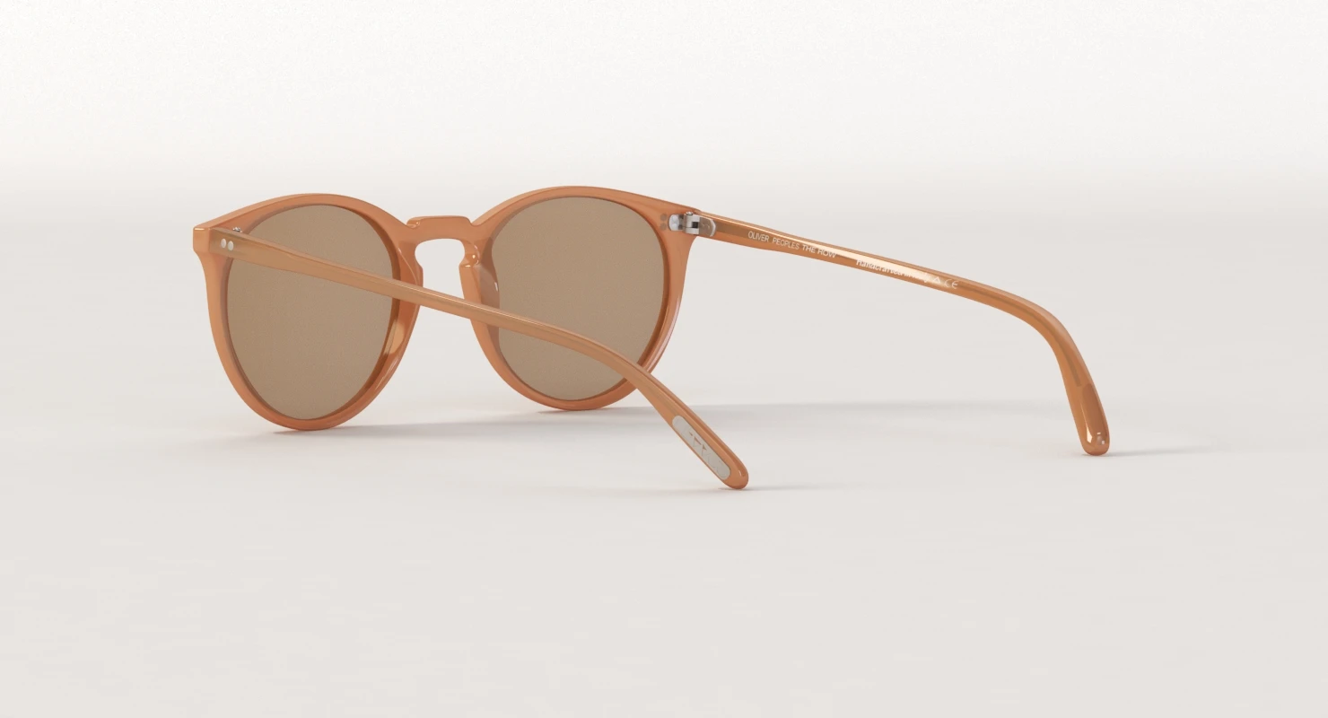 Oliver Peoples The Row O Malley NYC Topaz Brown Glass 3D Model_08