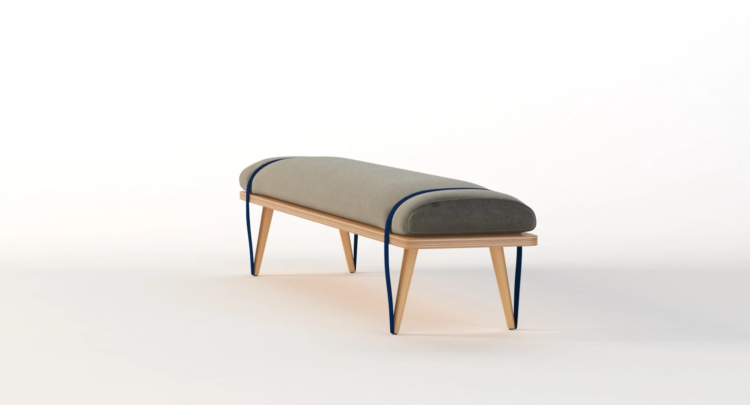 On The Road Bench ASH by Rs Barcelona 3D Model_07