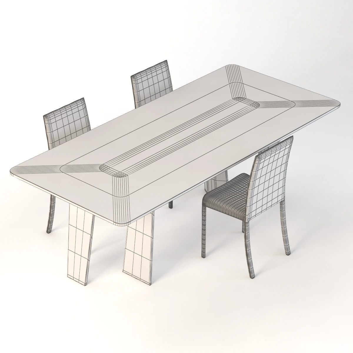 Pacini And Cappellini Ten For Ten Dining Table By Giuliano E Gabriele 3D Model_011