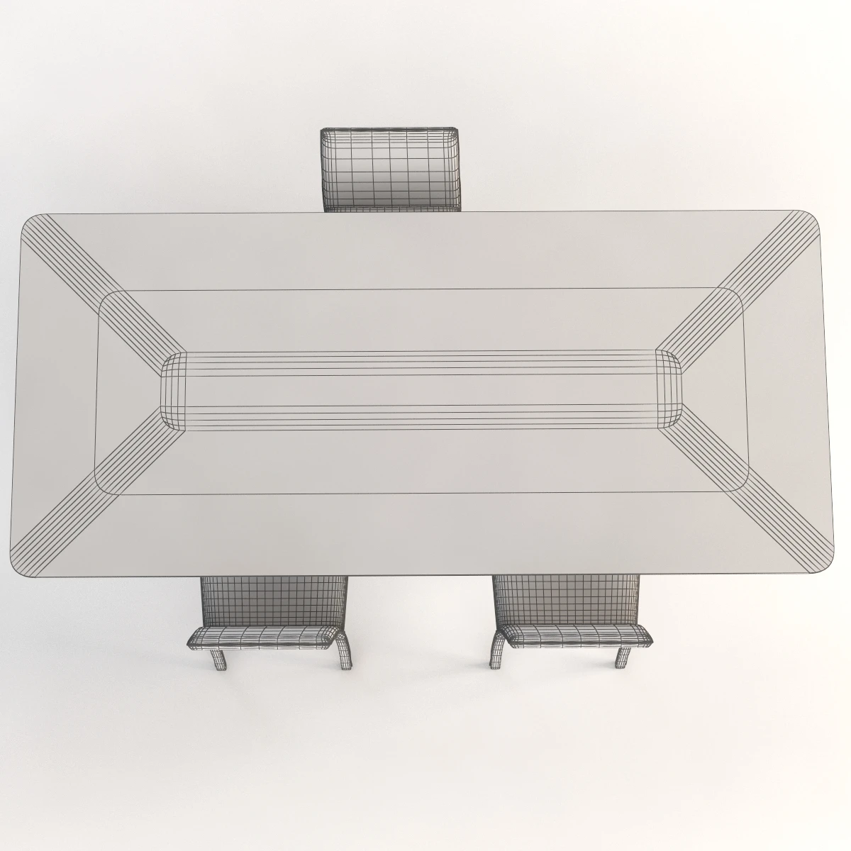 Pacini And Cappellini Ten For Ten Dining Table By Giuliano E Gabriele 3D Model_013