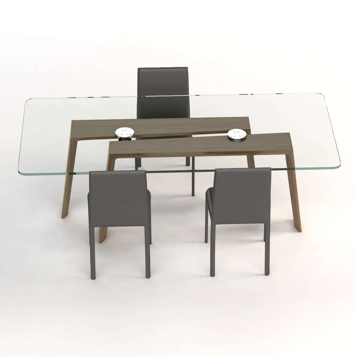 Pacini And Cappellini Ten For Ten Dining Table By Giuliano E Gabriele 3D Model_05