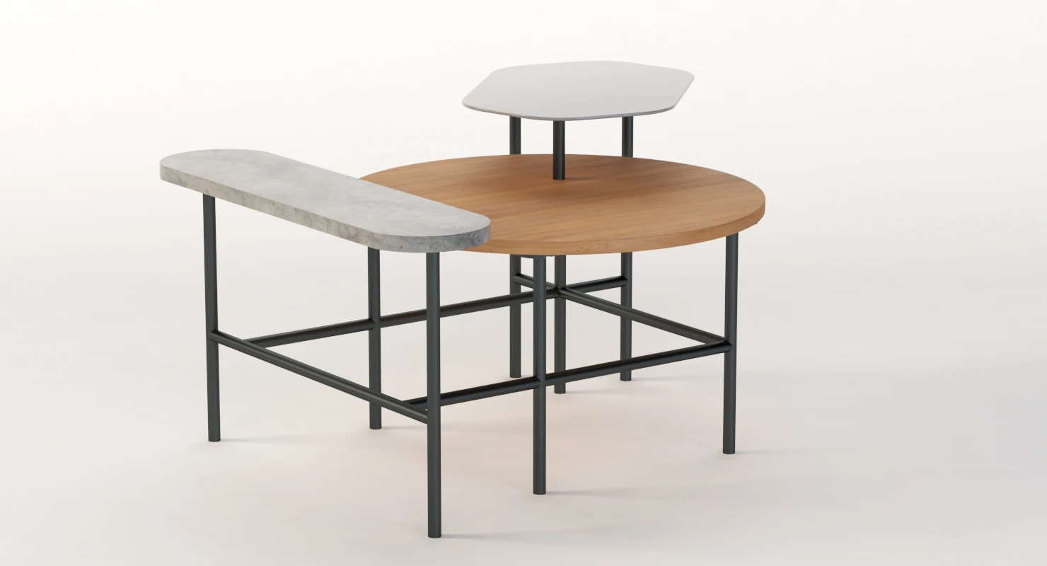 Palette Table Jh6 3D Model_07