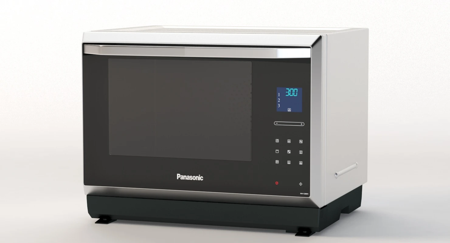 Panasonic Combination Microwave Oven 3D Model_08
