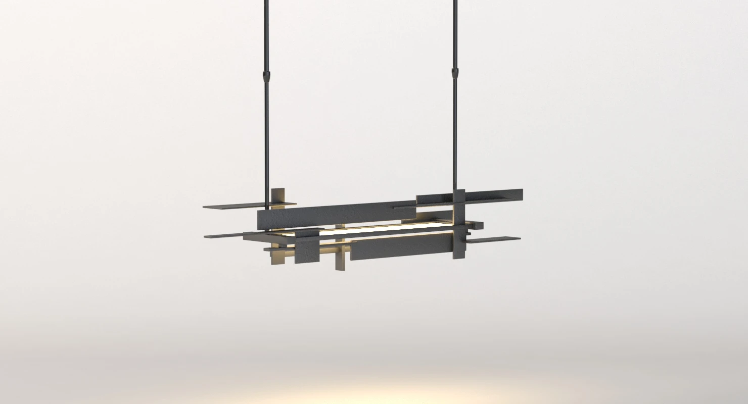 Planar Large Led Pendant 3D Model_07