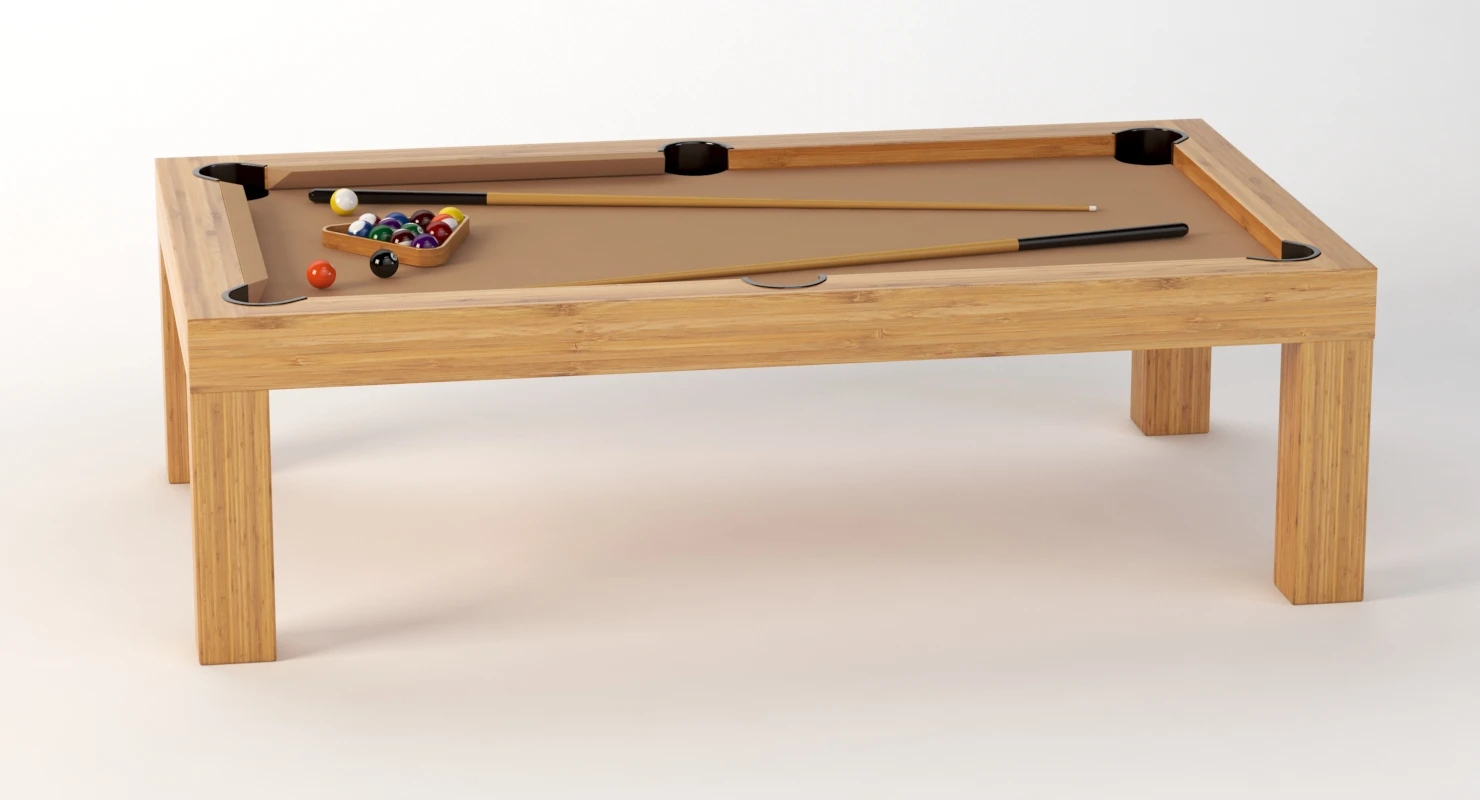 Precision Pool Dining Table 3D Model_07