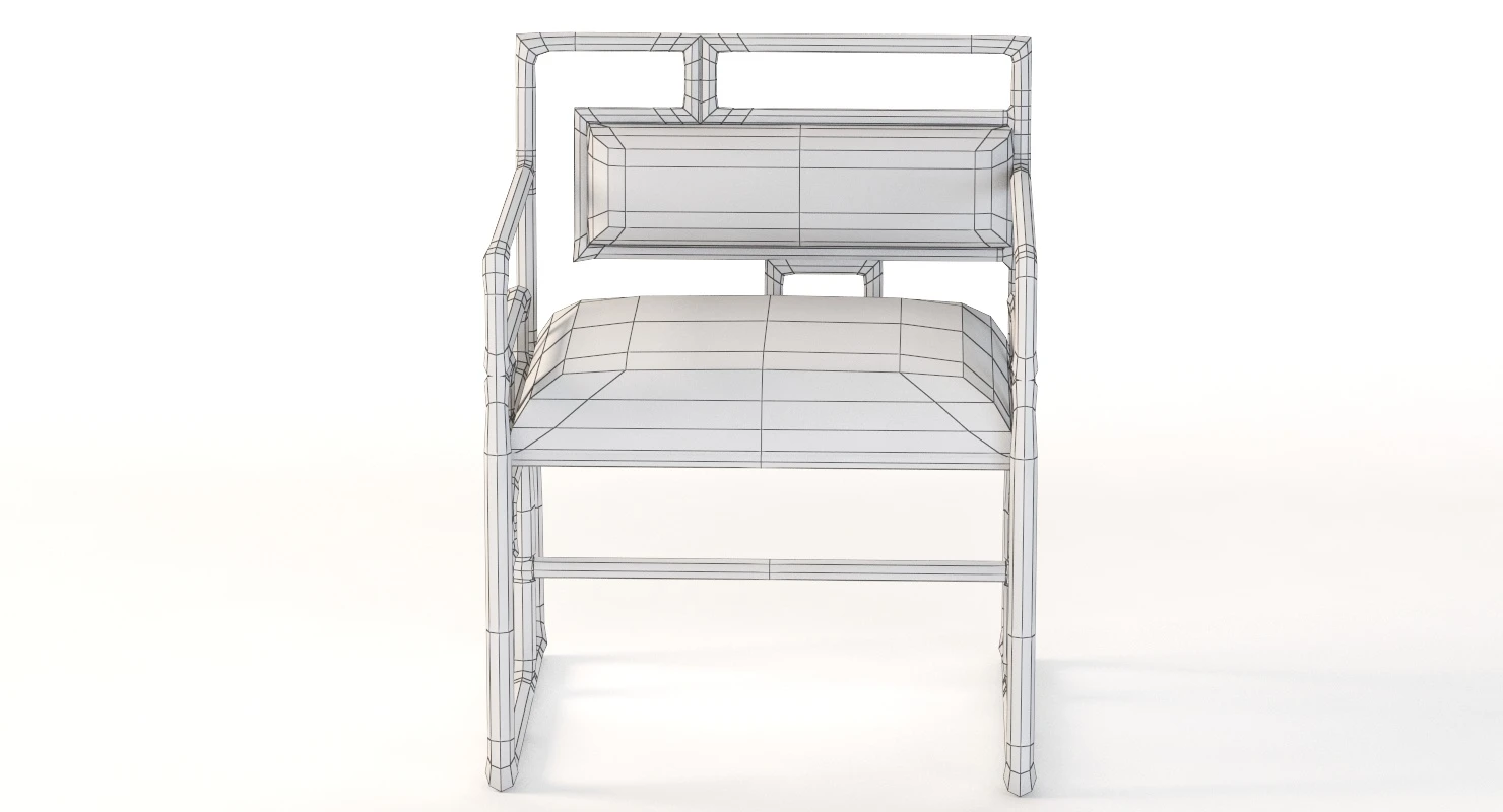 Ralph Pucci Chaise Shanghai Chair 3D Model_010