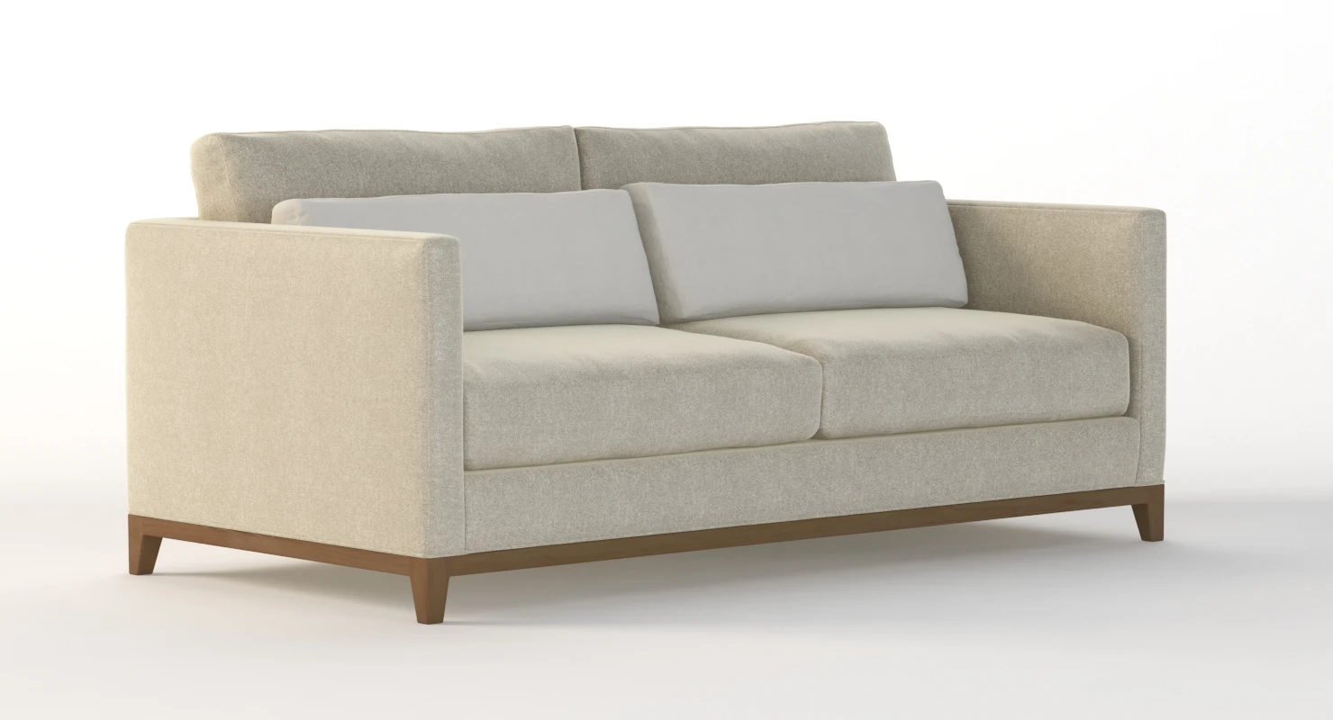 Crate and Barrel Taraval Two Seater Sofa 3D Model_04