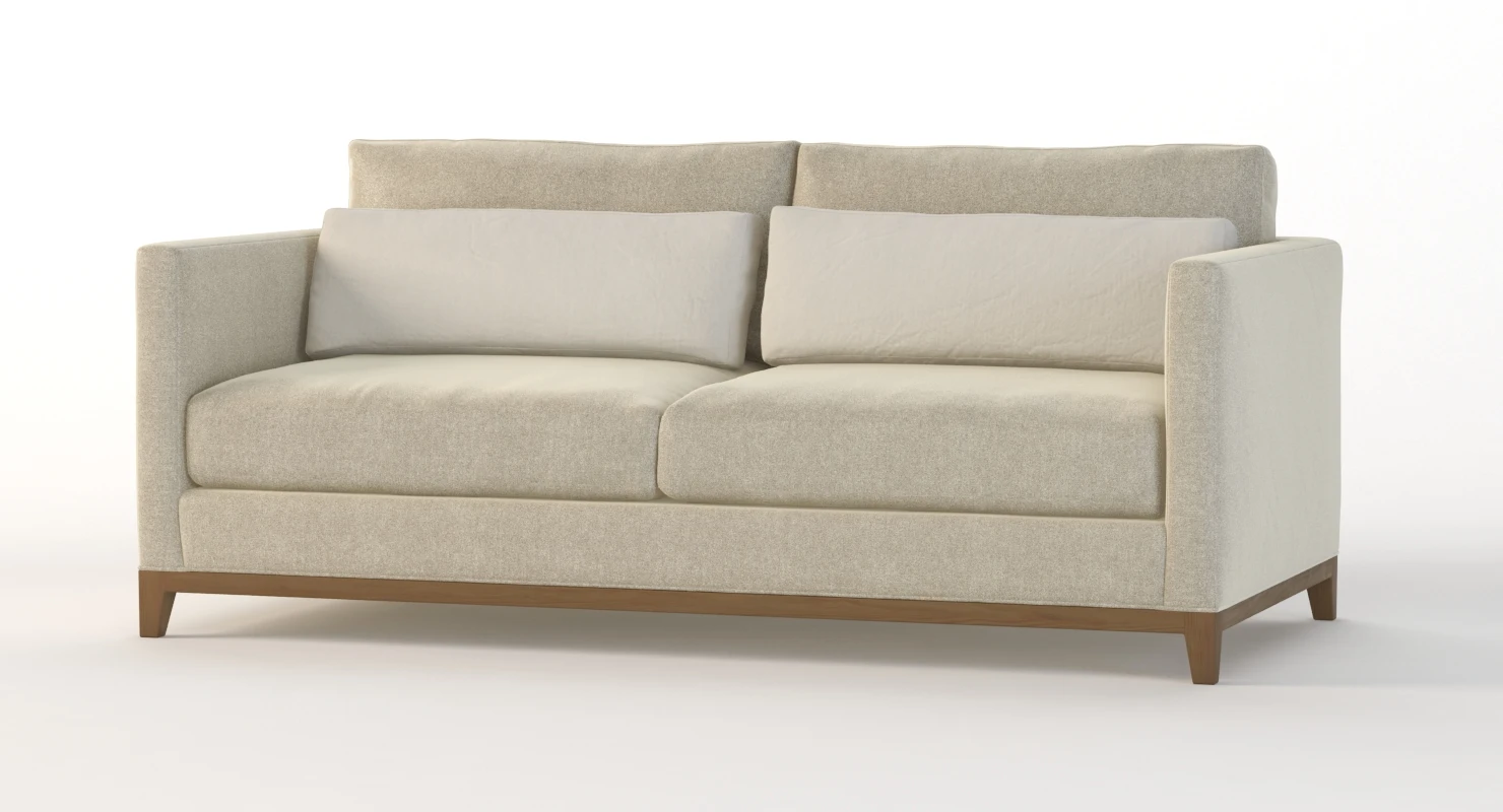 Crate and Barrel Taraval Two Seater Sofa 3D Model_09
