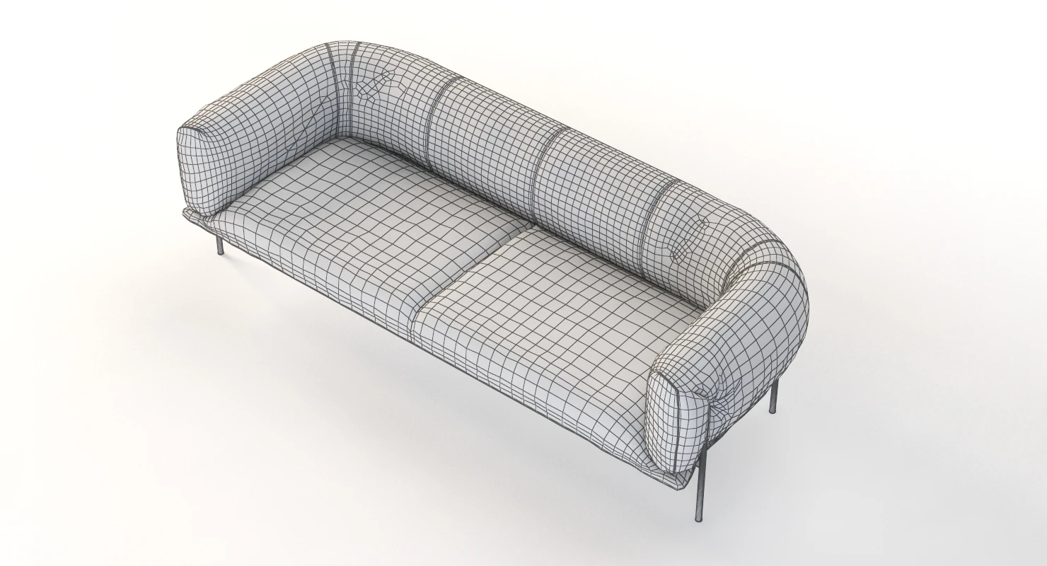 Rondo Leather Lounge Three Seater Sofa By Lucy Kurrein 3D Model_015
