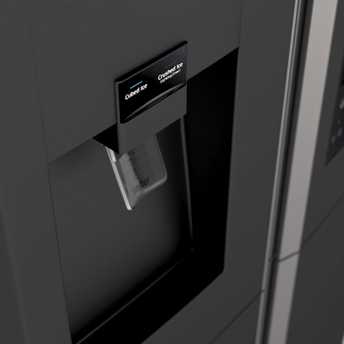 Samsung 28 cu ft Capacity 4 Door Flex Refrigerator with Family Hub 3D Model_010