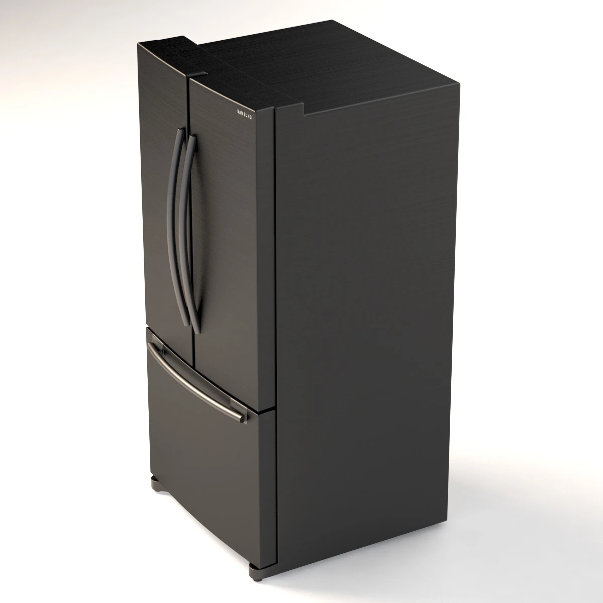 Samsung RF20HFENBSG US 20 Cu Ft French Door Refrigerator 3D Model_05