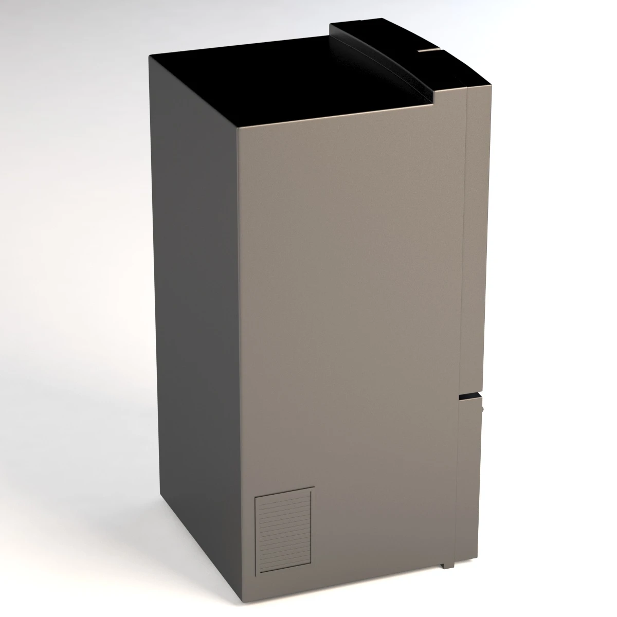 Samsung RF28HDEDPWW AA 28 Cu Ft French Door Food Showcase Refrigerator 3D Model_07