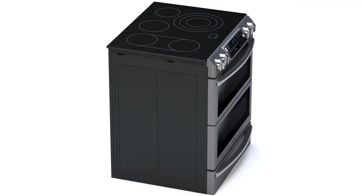 Samsung Slide-In Electric Flex Duo Range With Dual Door 3D Model_05