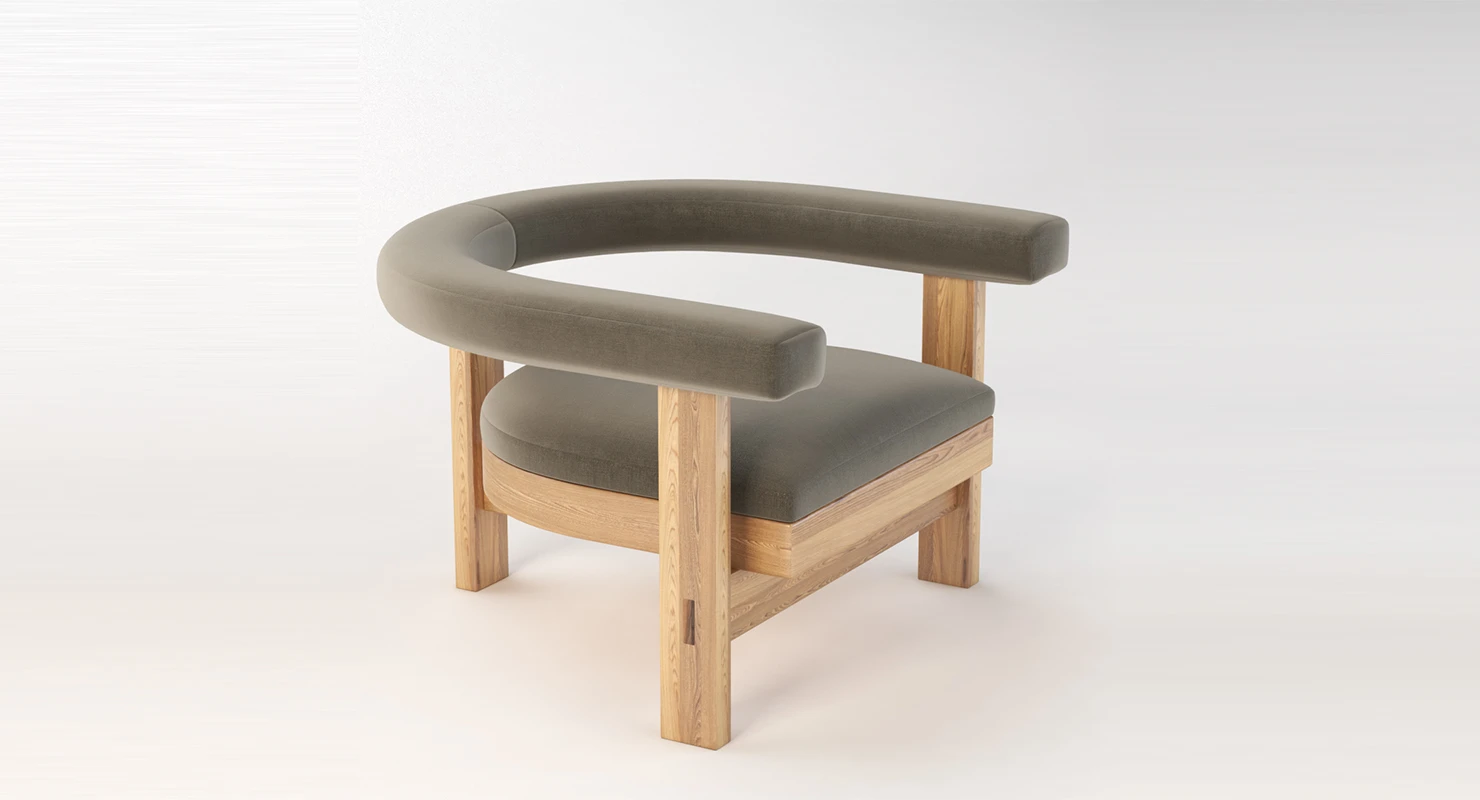 Silla Pista Lounge Chair By Jorge L Cruzata 3D Model_01