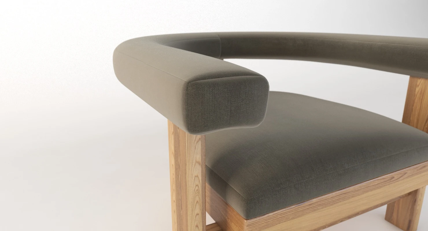 Silla Pista Lounge Chair By Jorge L Cruzata 3D Model_03