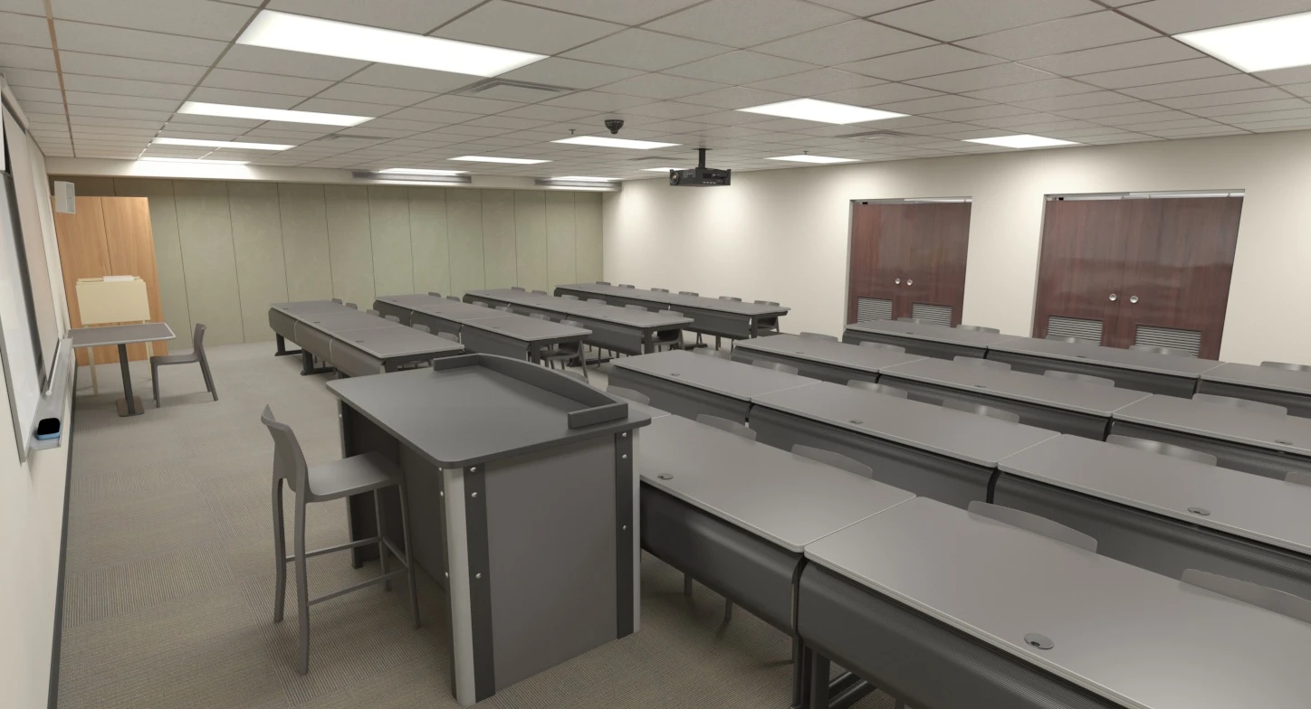 Small Classroom 003 3D Model_06