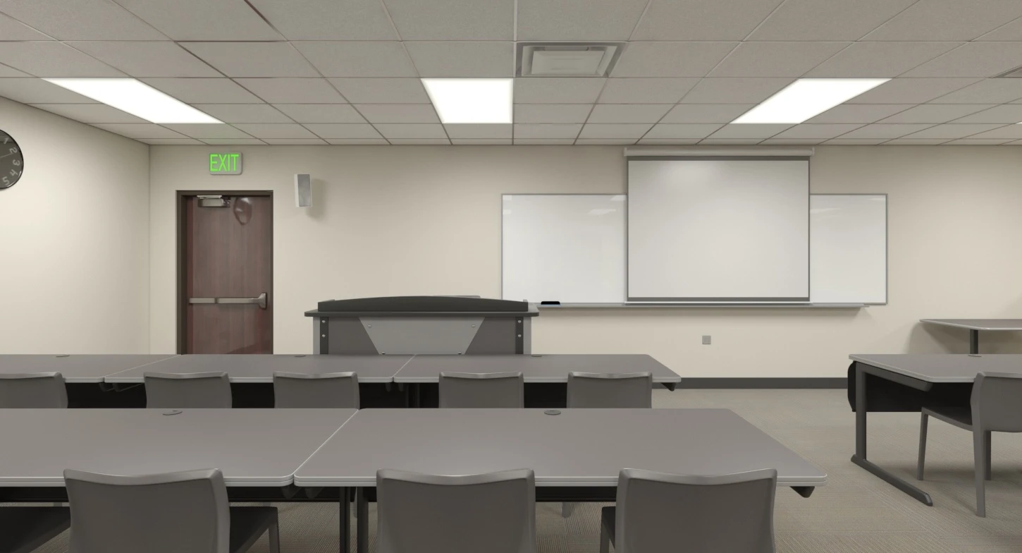 Small Classroom 003 3D Model_03