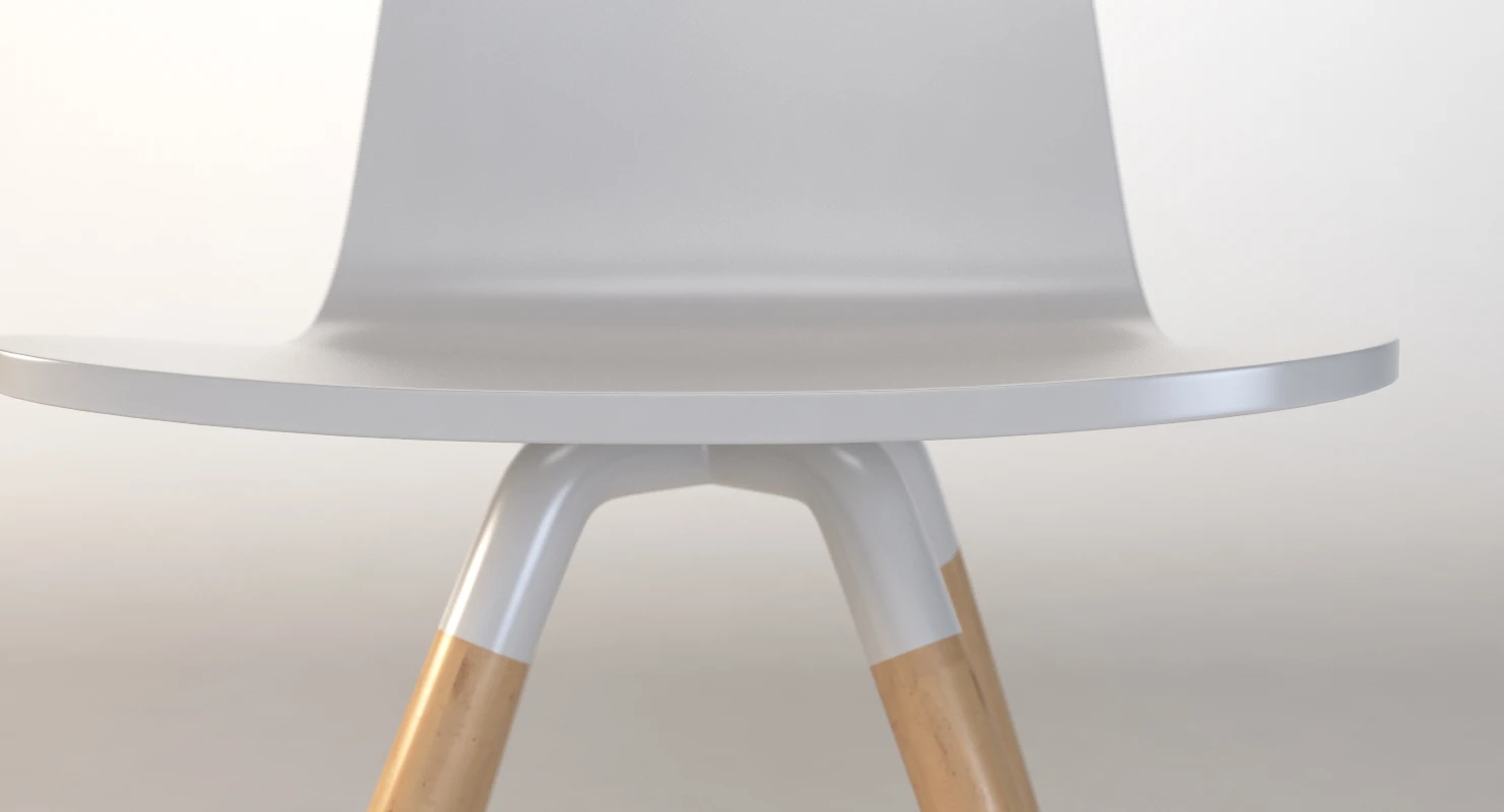 Solid Wood Cancio Nuba Wooden Chair 3D Model_011