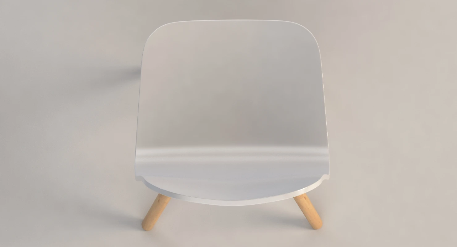 Solid Wood Cancio Nuba Wooden Chair 3D Model_08