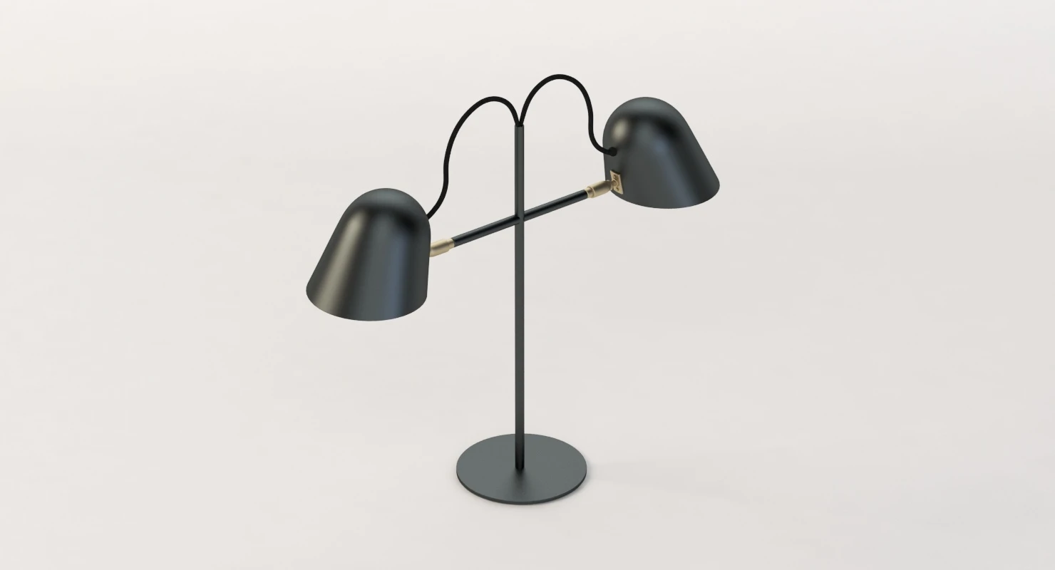 Streck Bordslampa Double Head Lamp by Joel Karlsson 3D Model_04