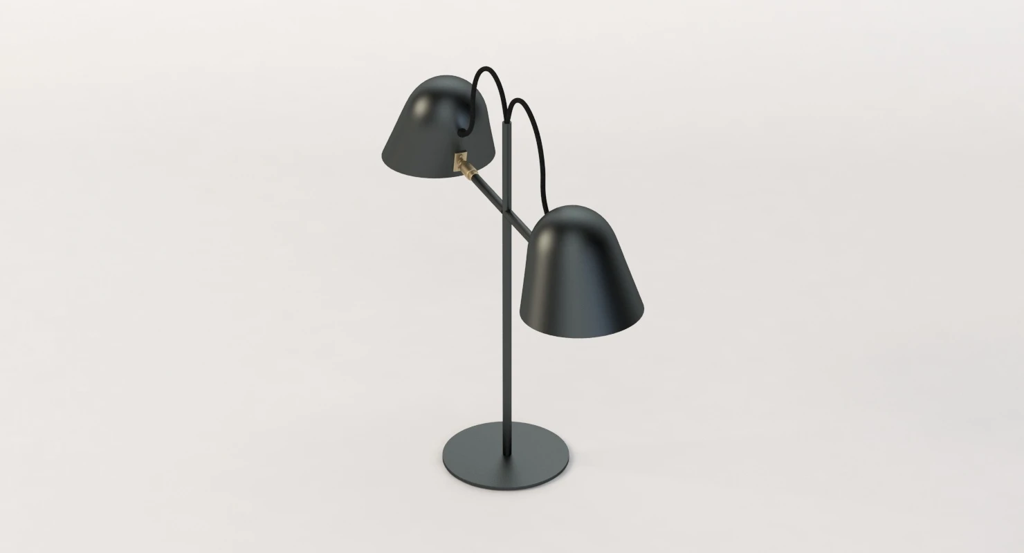 Streck Bordslampa Double Head Lamp by Joel Karlsson 3D Model_08