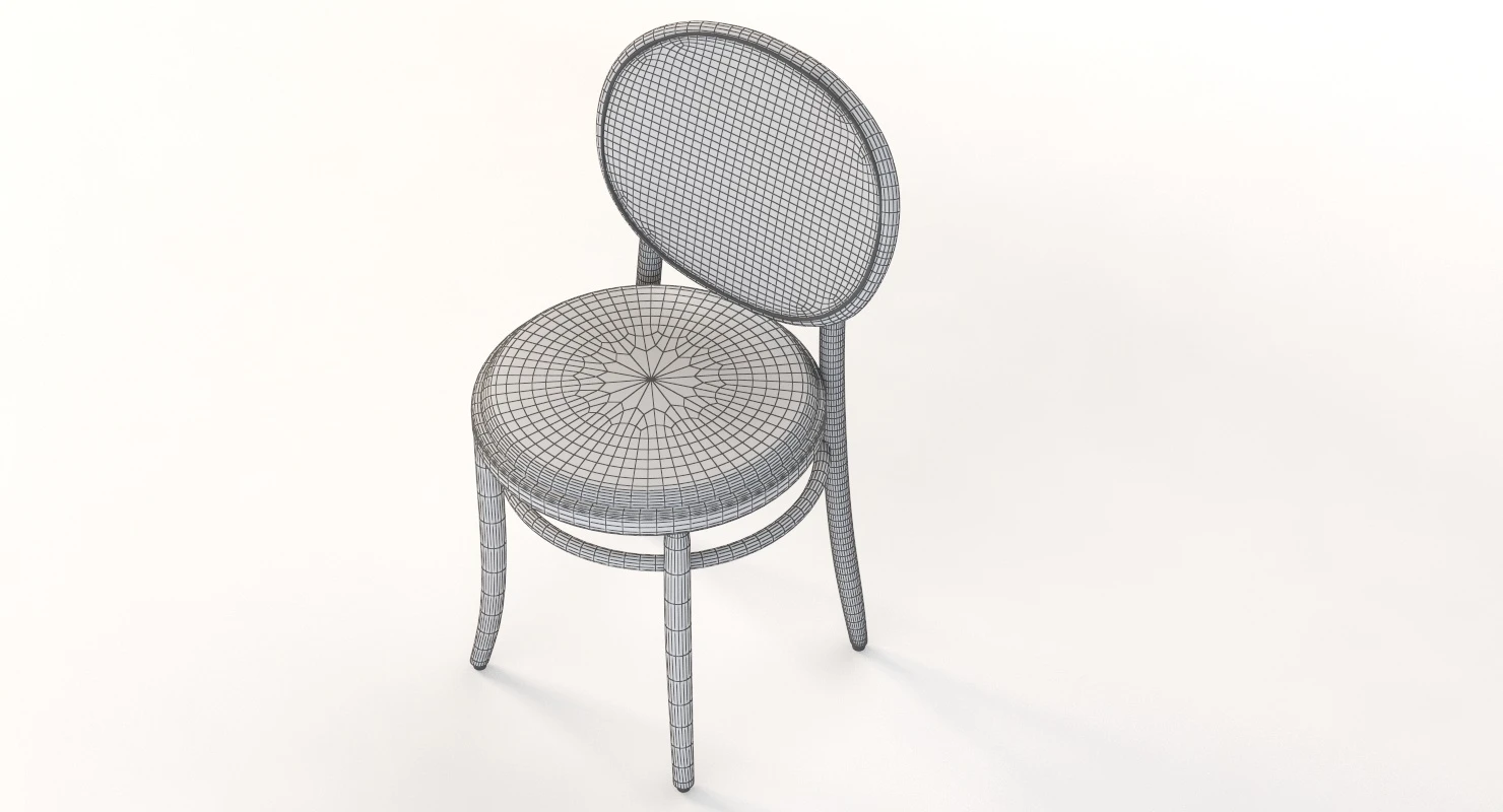 The N.0 Front Chair for Gebruder Thonet Vienna 3D Model_014