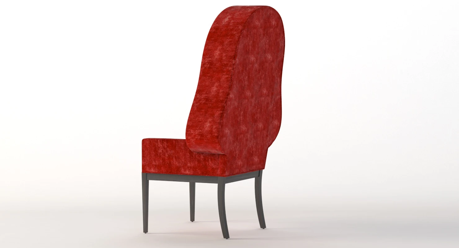 The Vader High Back Lounge Chair By Sherrod 3D Model_08