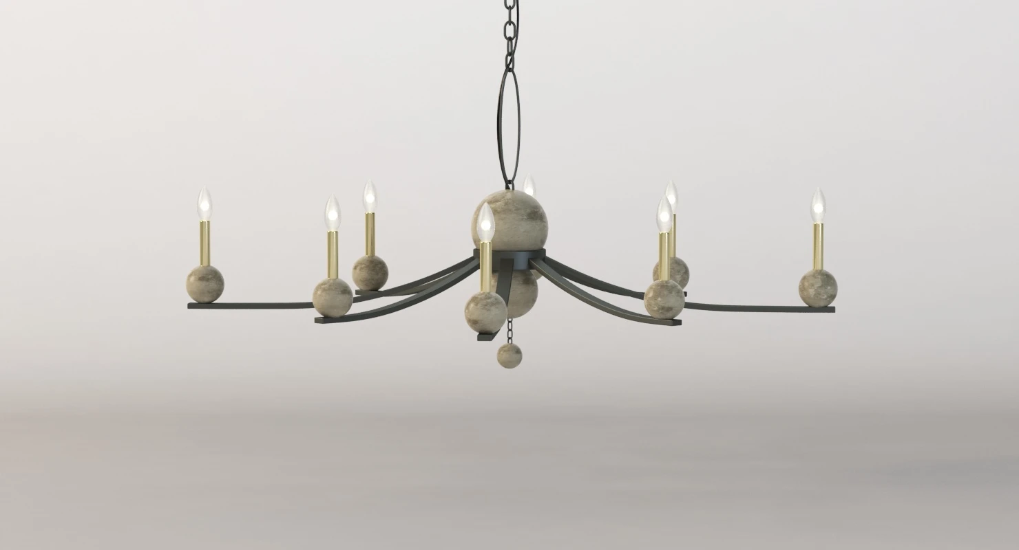 Troy F6339 Tallulah Rust Chandelier 3D Model_05