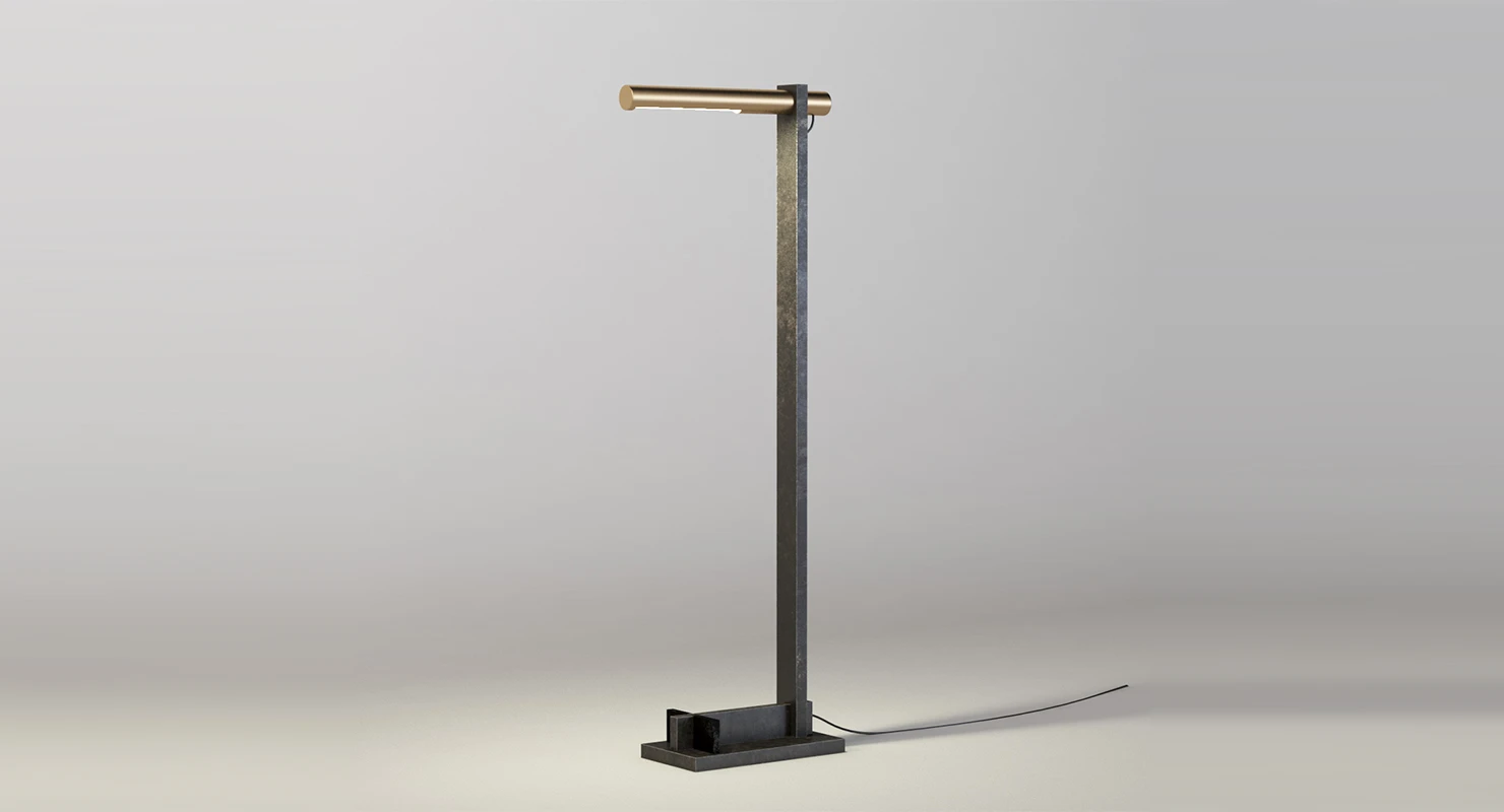 Urban Electric Erddig Floor Lamp 3D Model_01