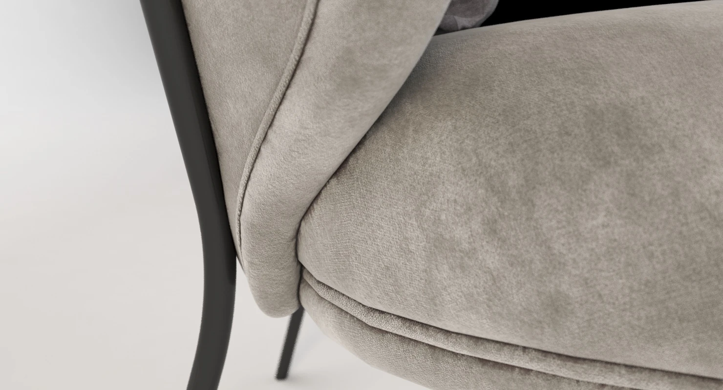 Ventall Lounge Chair by Yonoh Studio 3D Model_03