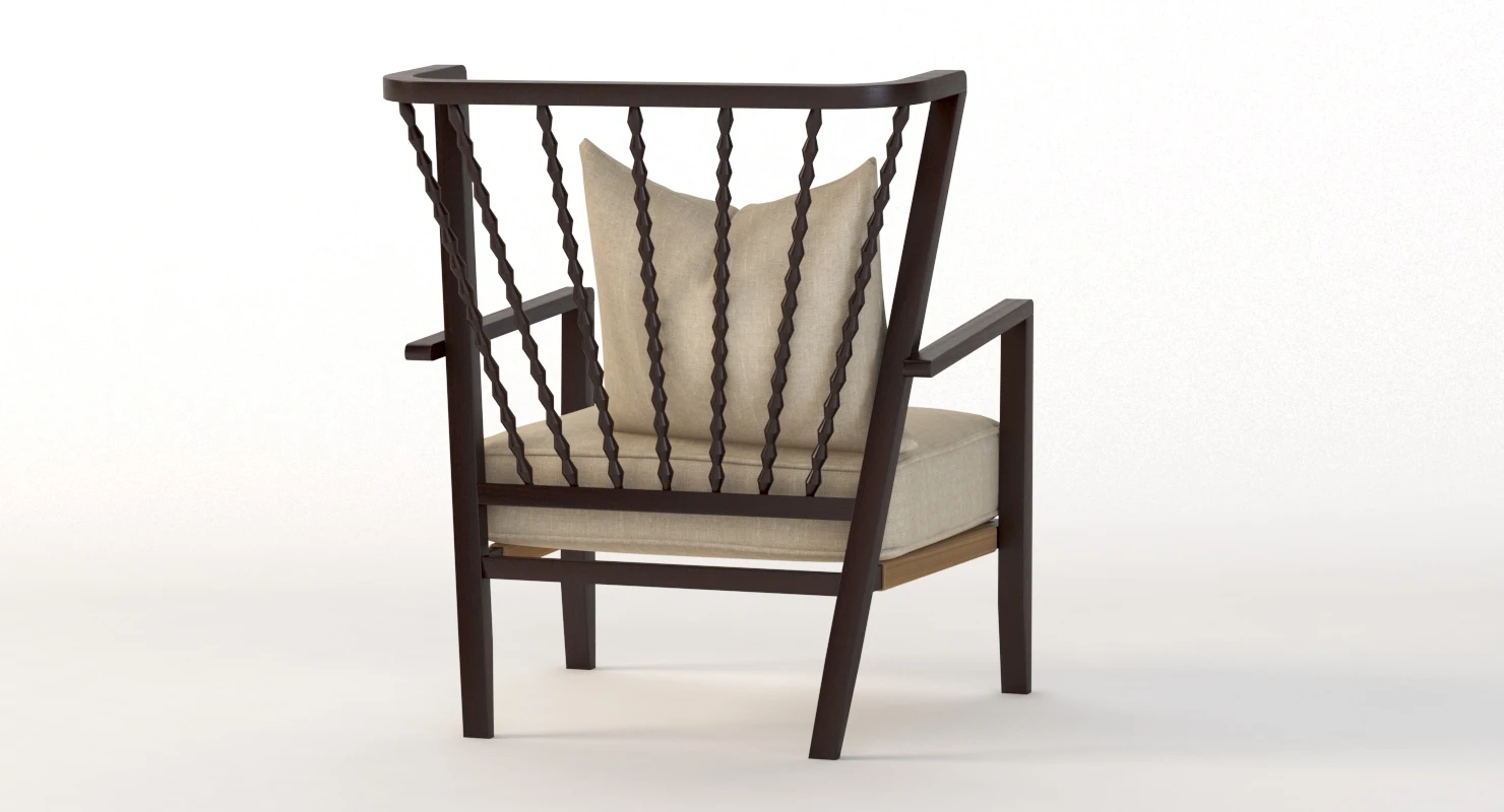 Vintners Wing Armchair 3D Model_07