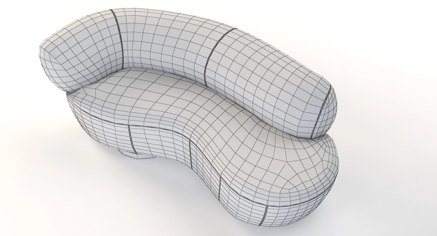 Vladimir Kagan Cloud Sofa 3D Model_012