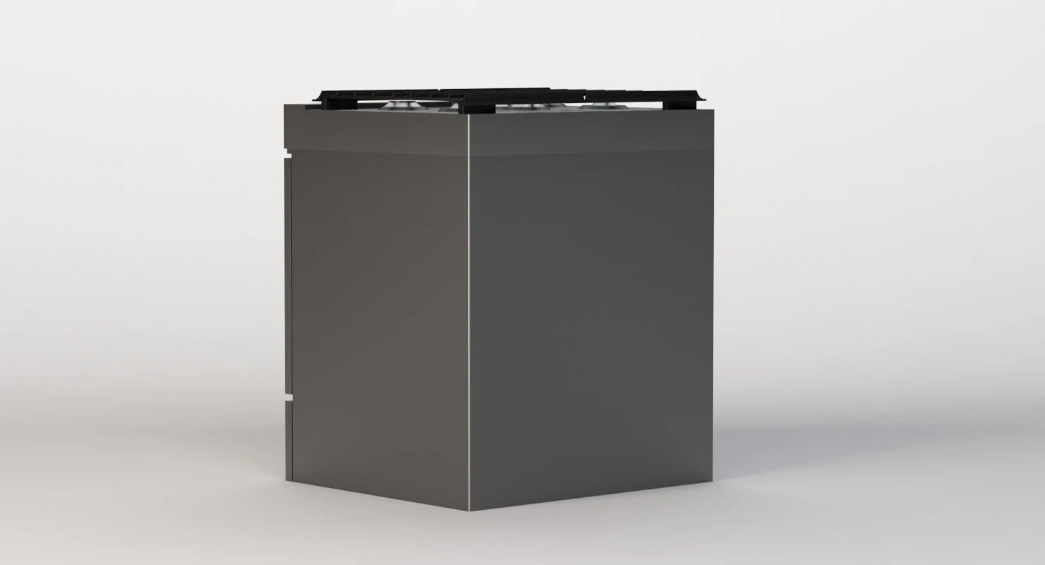 Whirlpool 30 Inch 5 Burner Gas Slide In Convection Range Oven KSGG700ESS 3D Model_08