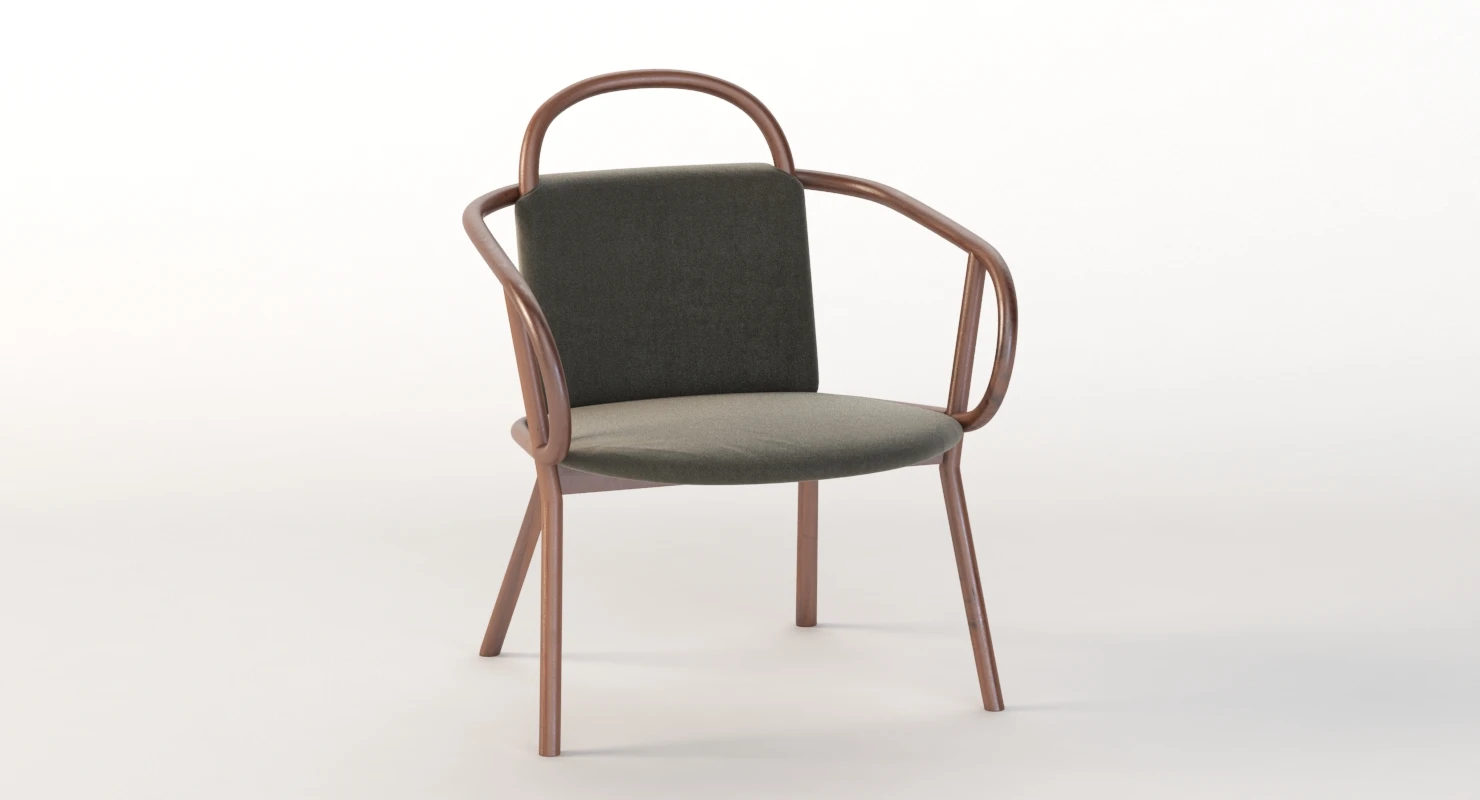 Zantilam Zant Armchair by Patricia Urquiola 3D Model_01