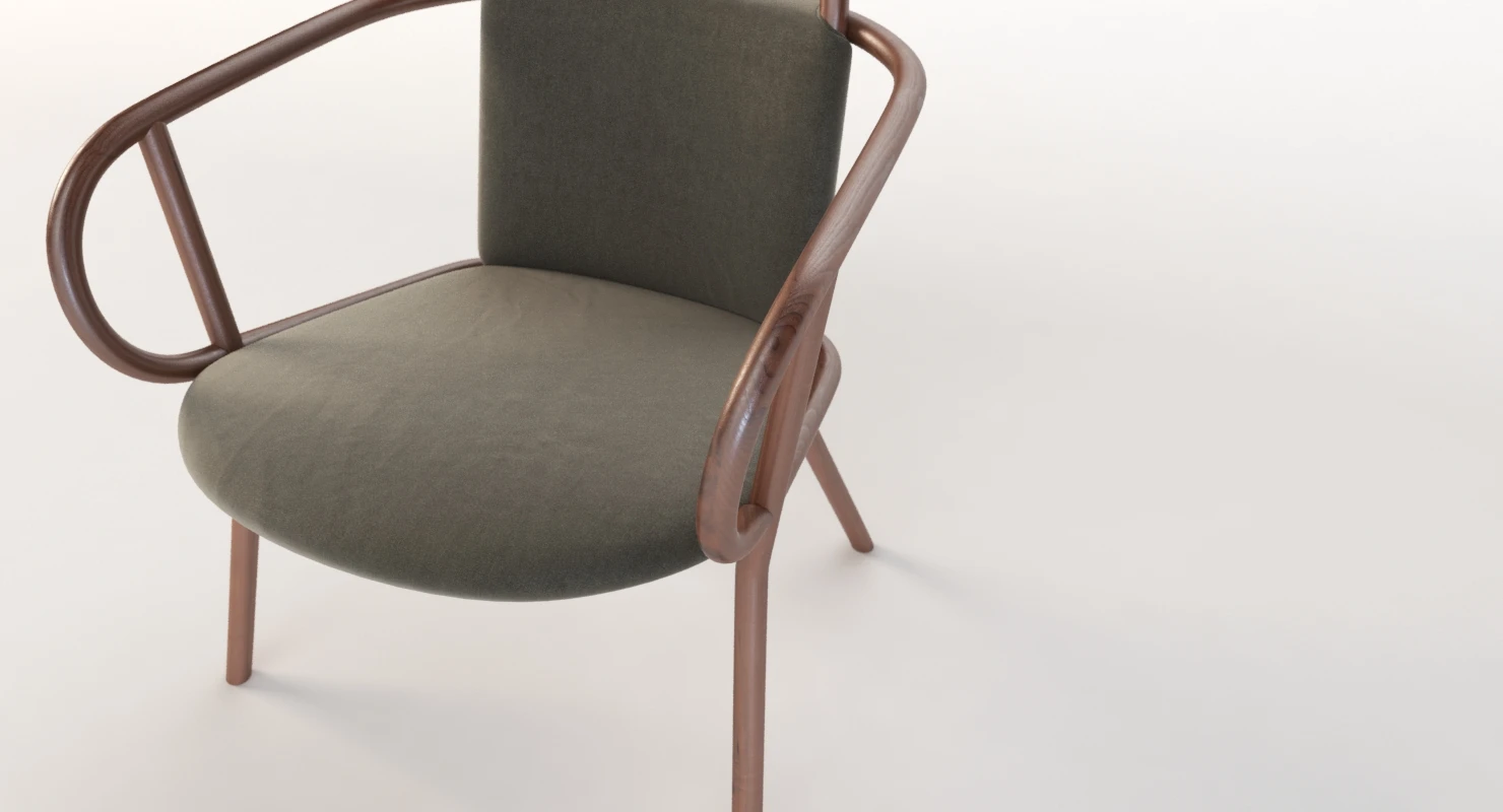Zantilam Zant Armchair by Patricia Urquiola 3D Model_014