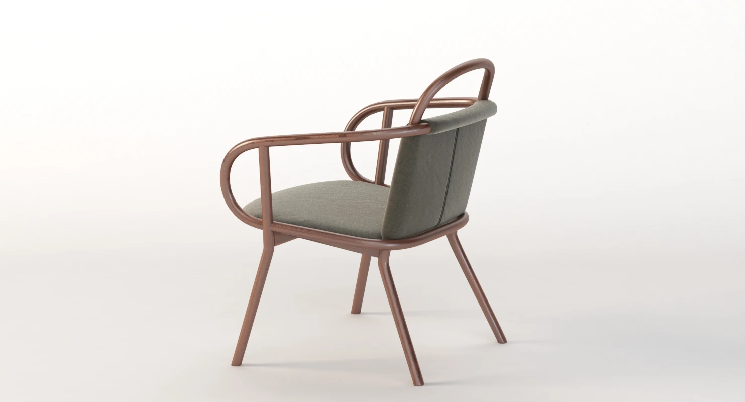 Zantilam Zant Armchair by Patricia Urquiola 3D Model_06