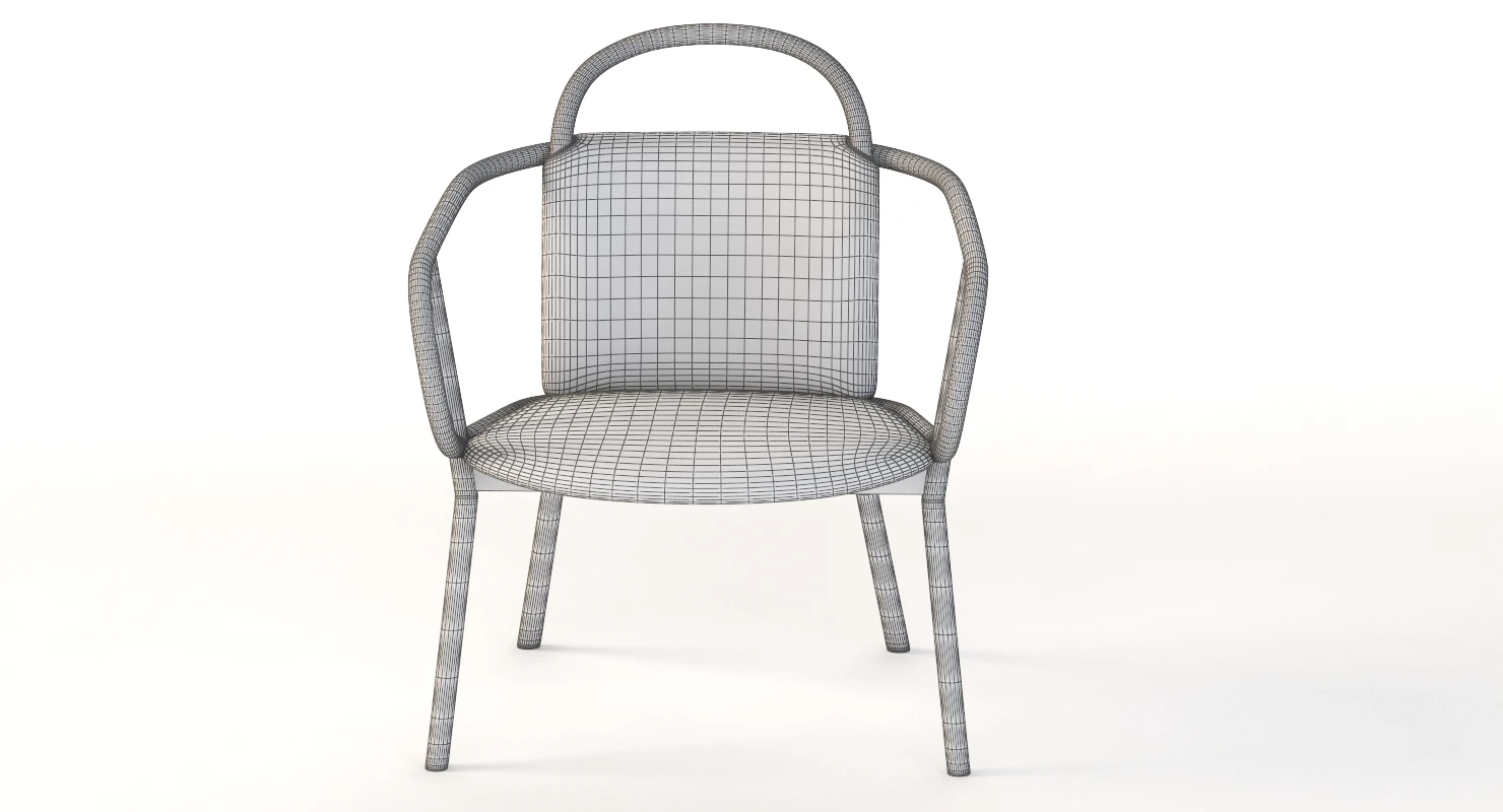 Zantilam Zant Armchair by Patricia Urquiola 3D Model_09