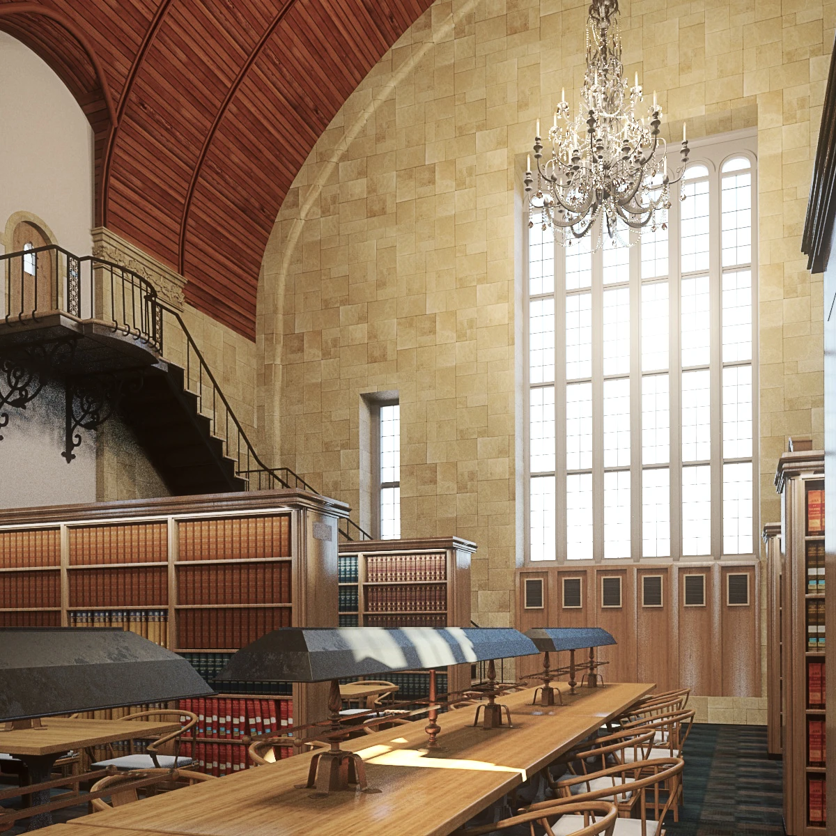 Cornell Law School Library 3D Model_014