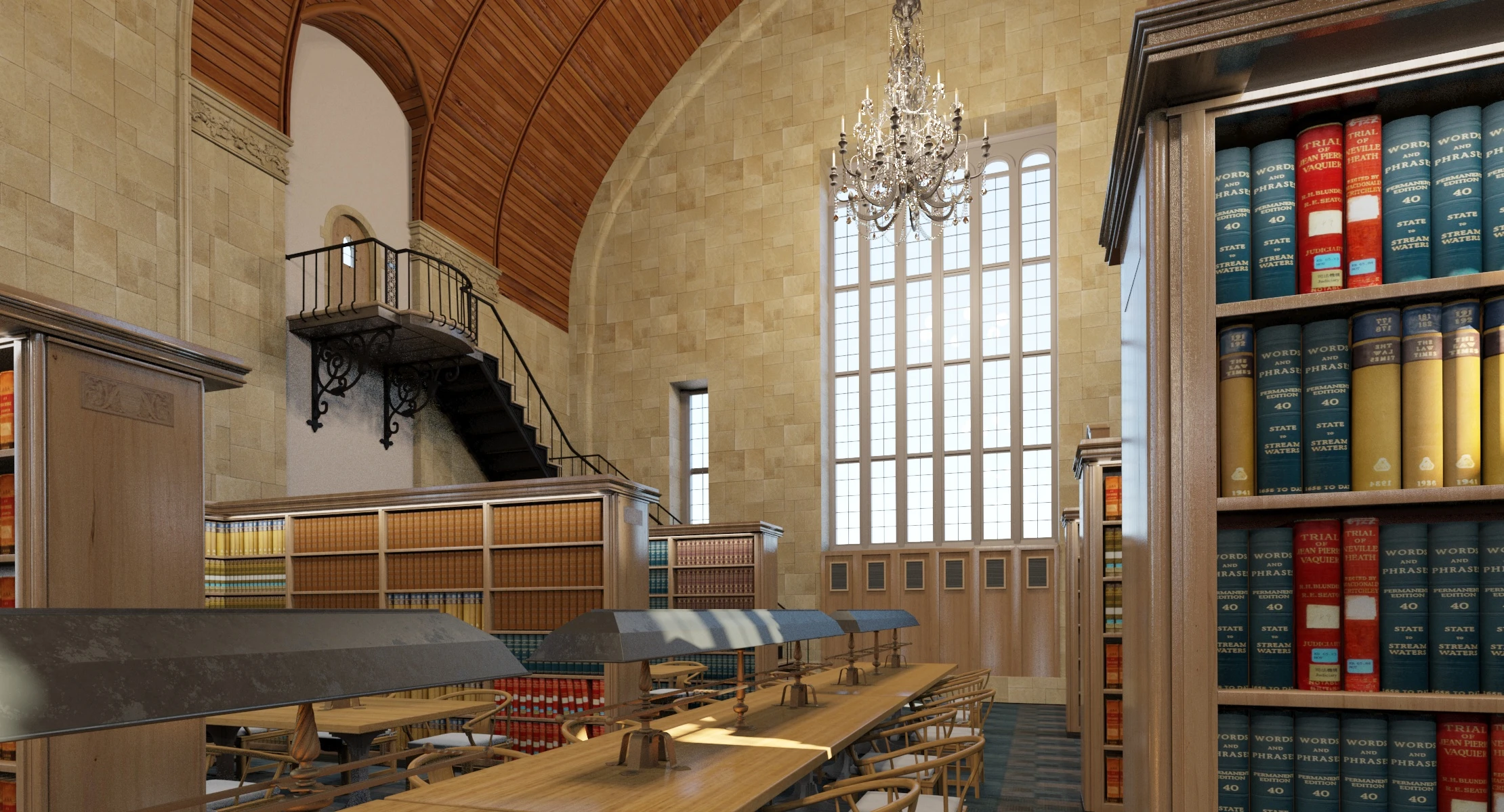 Cornell Law School Library 3D Model_012