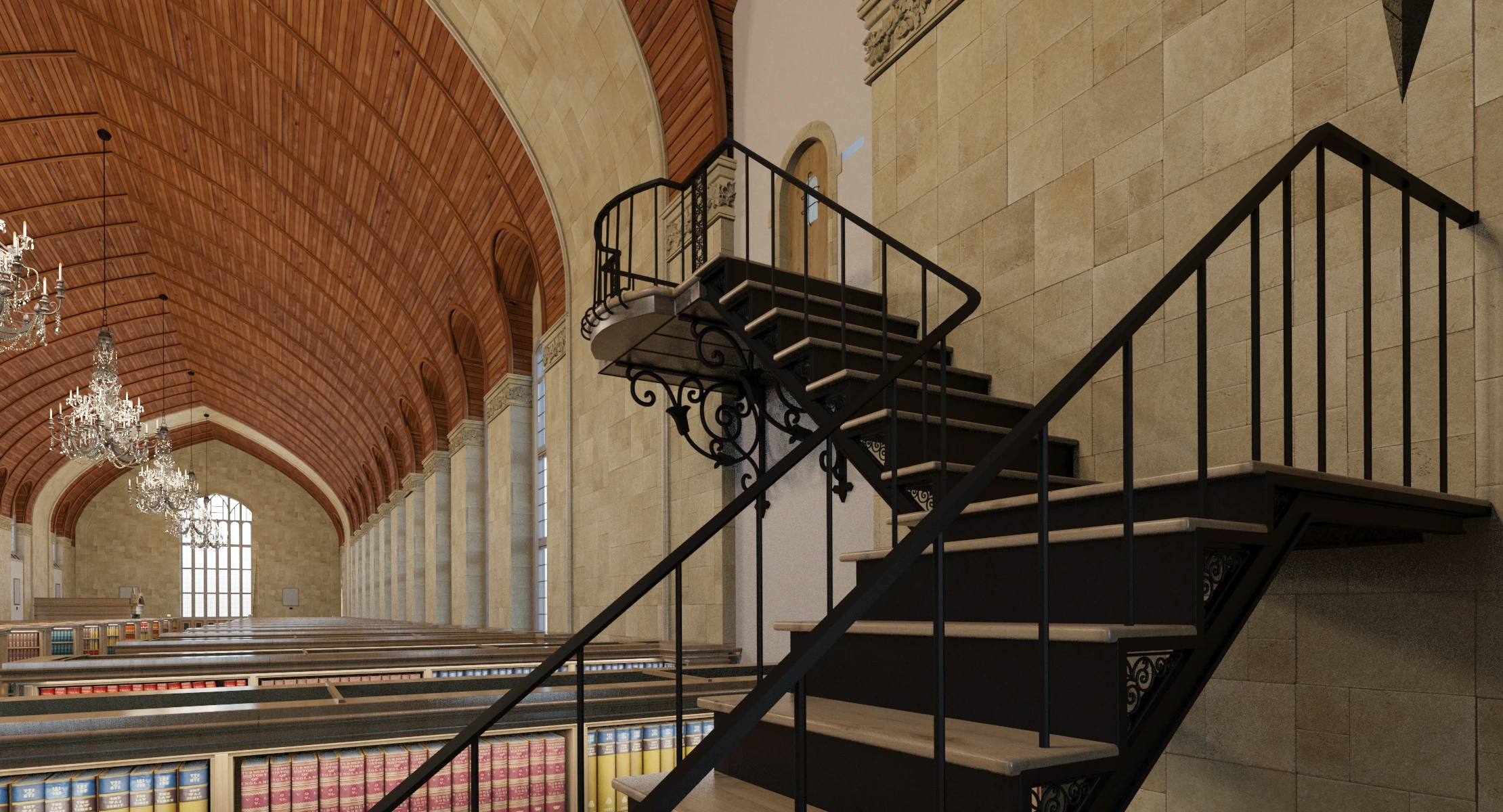 Cornell Law School Library 3D Model_015