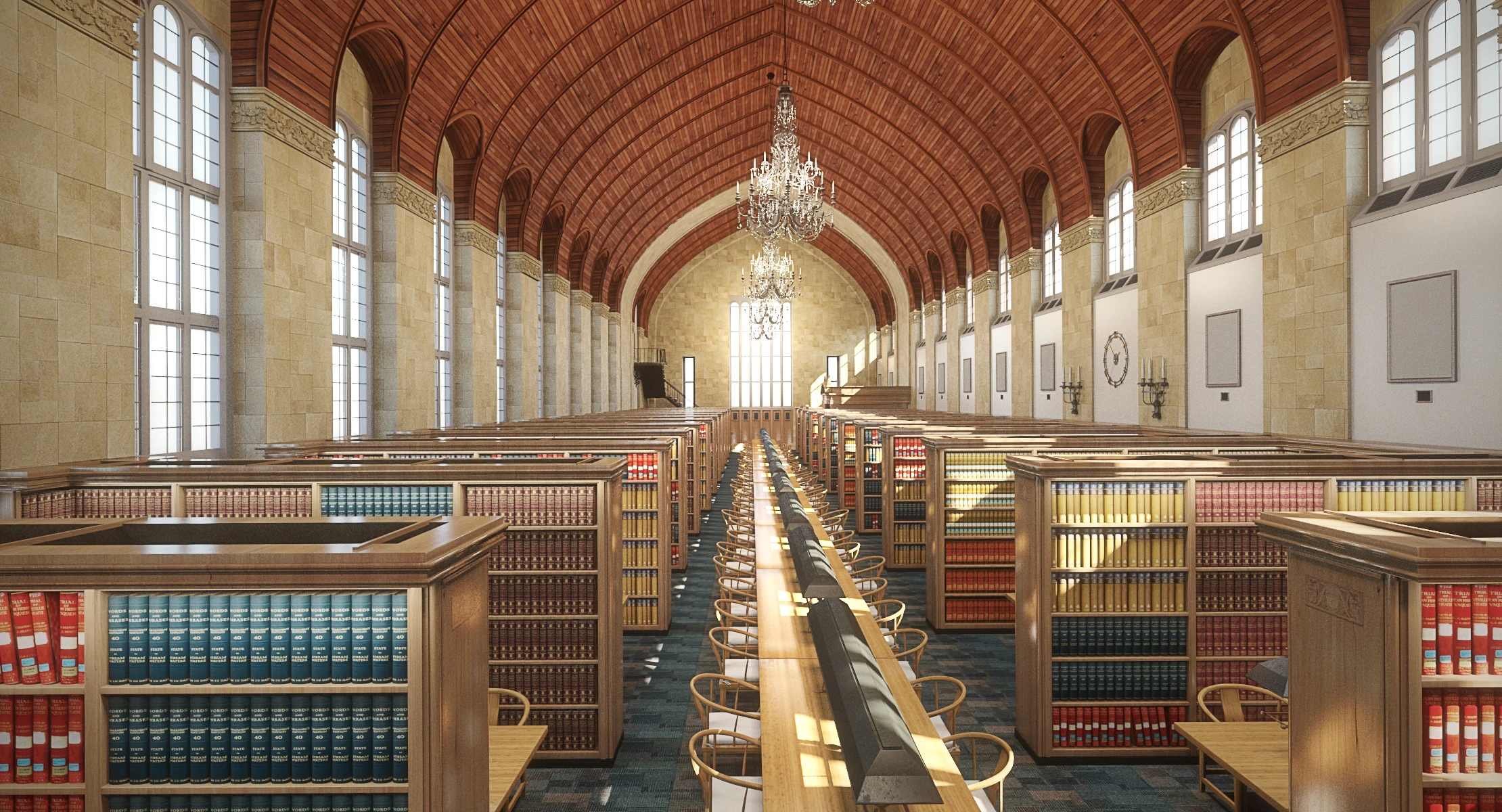 Cornell Law School Library 3D Model_06