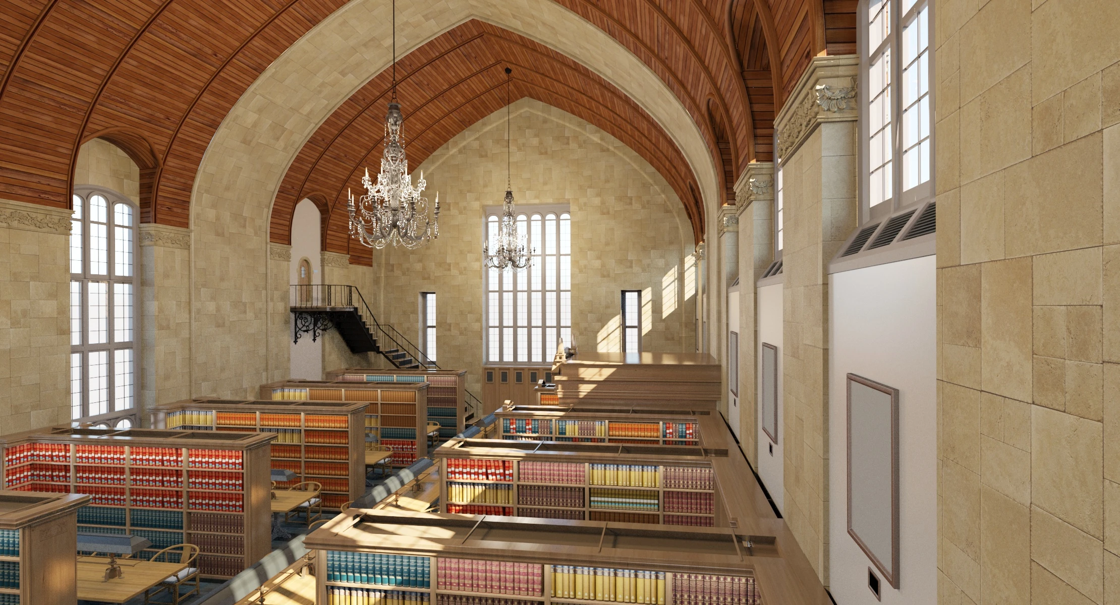 Cornell Law School Library 3D Model_011
