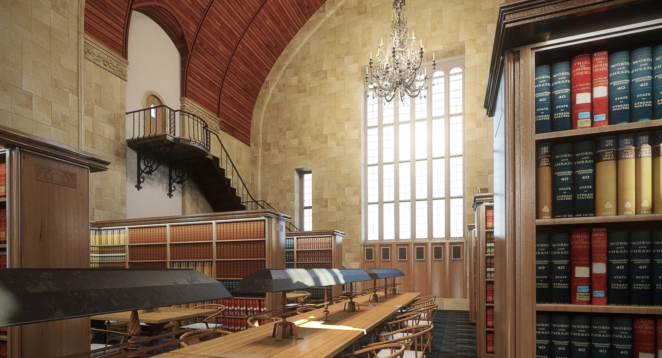 Cornell Law School Library 3D Model_013