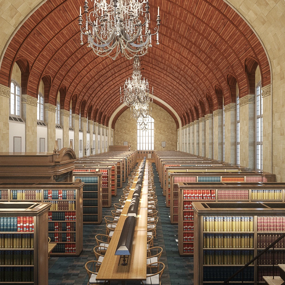 Cornell Law School Library 3D Model_04