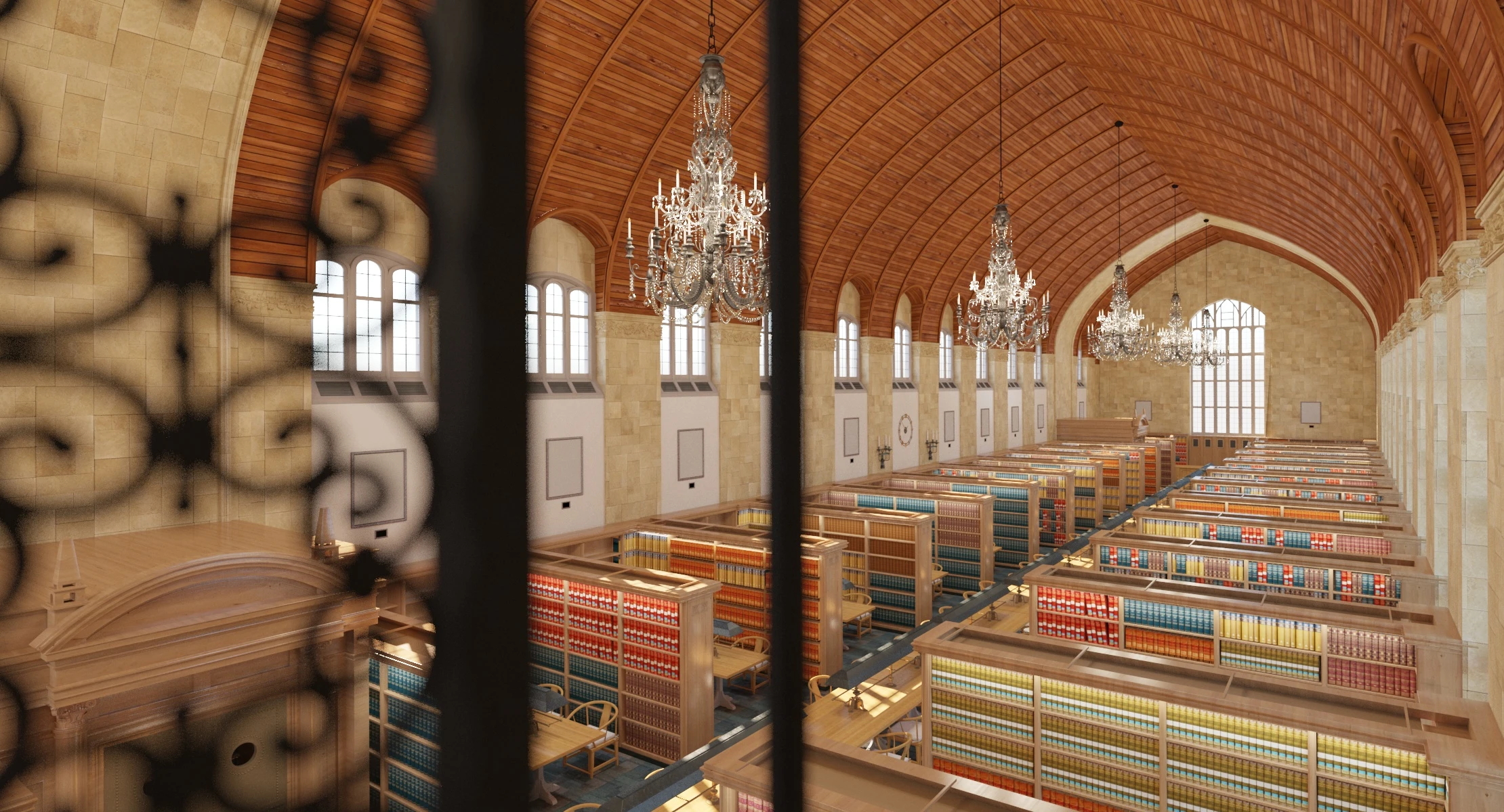 Cornell Law School Library 3D Model_016