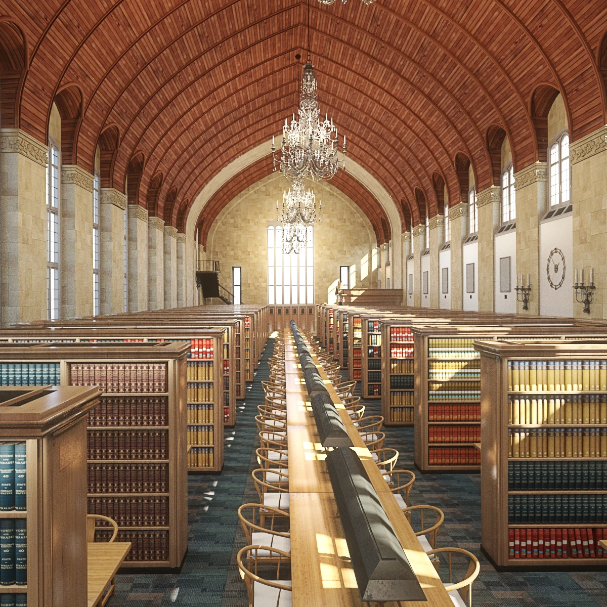 Cornell Law School Library 3D Model_07