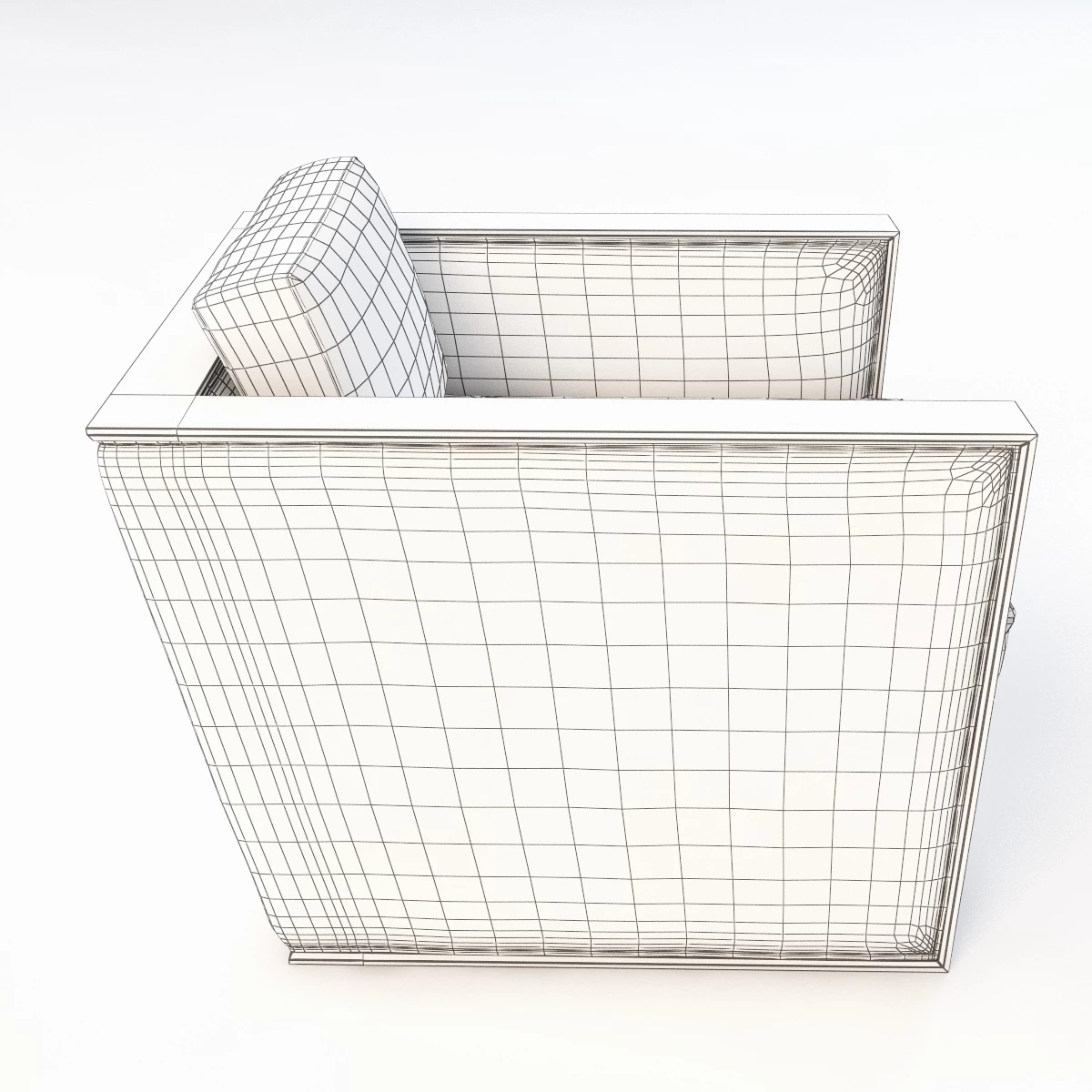 Andrew Lounge Chair 9500d by Bright Chair 3D Model_09